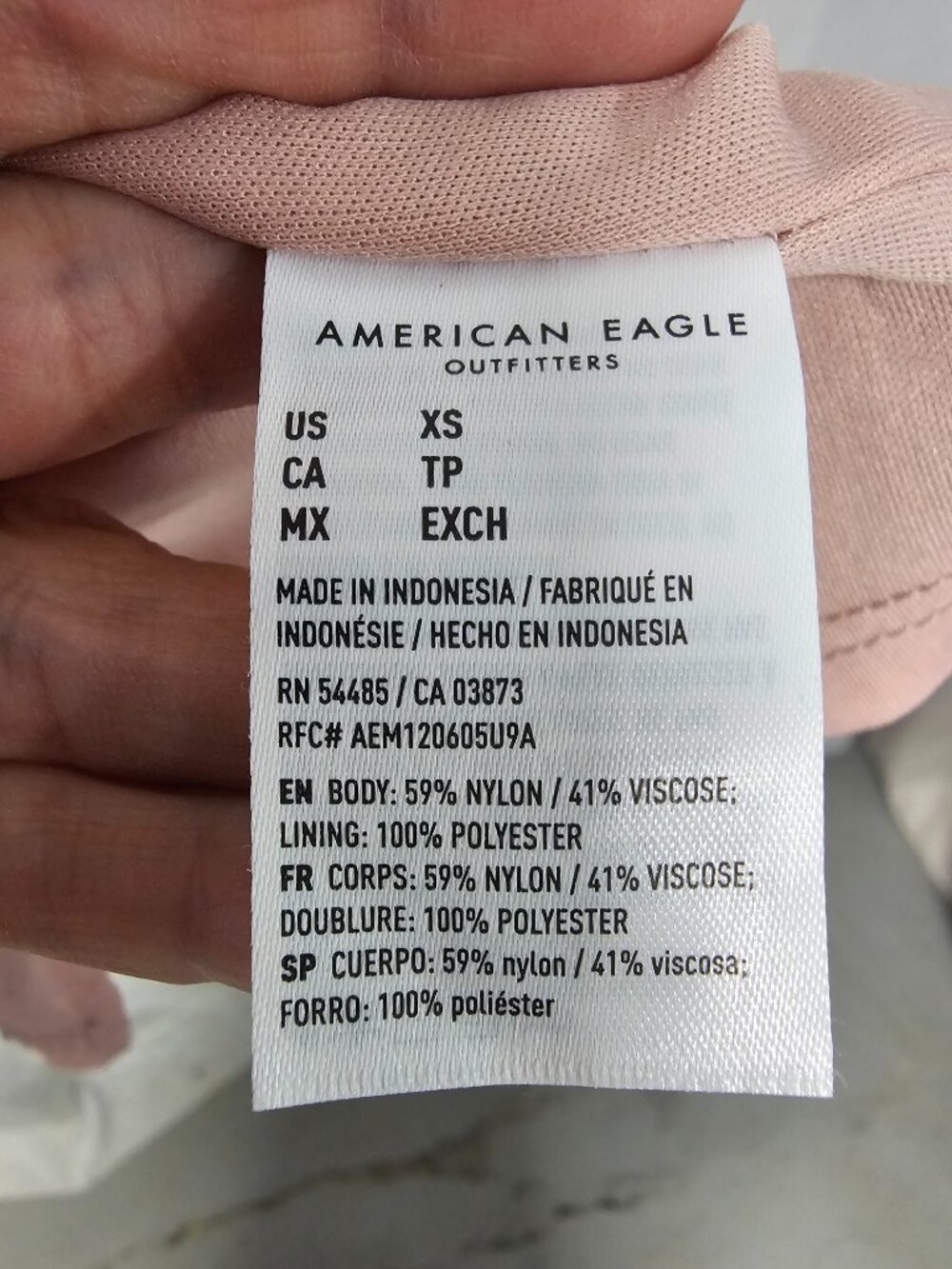 American Eagle Dress Tunic Tank Pink Floral Flocked Whimsigoth Festival XS - Picture 11 of 15